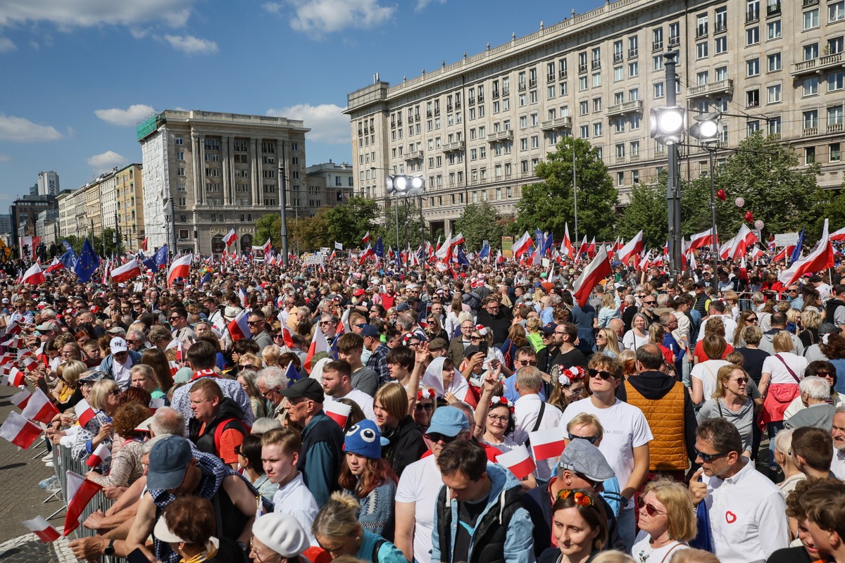 "Wielki Marsz Patriotów" Rafała Trzaskowskiego w Warszawie