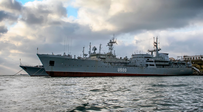 Okręt Donbas sprzed rosyjskiej inwazji