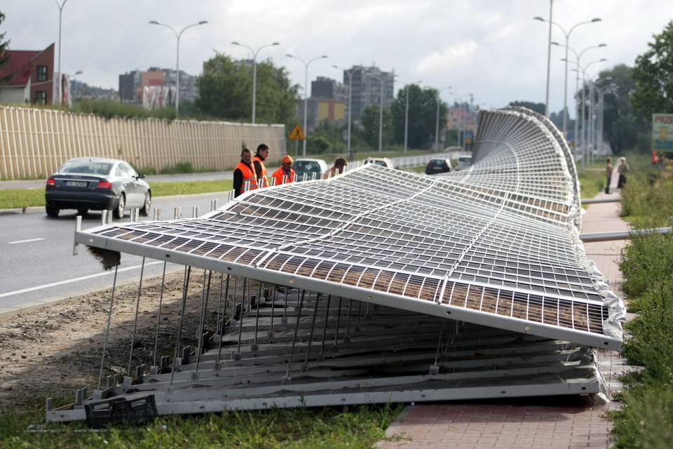 KIELCE PO PRZEJŚCIU NAWAŁNICY