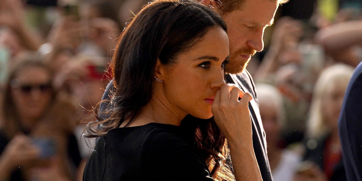 Meghan Markle ujawniła, co Harry powiedział po śmierci królowej.