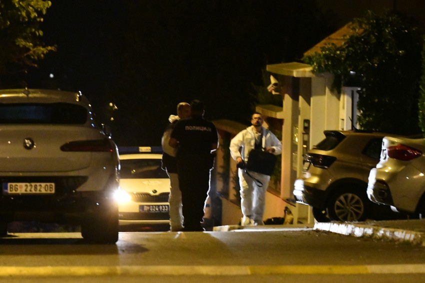 Uviđaj nakon napada na Nikolu Vavića