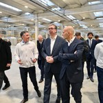 Aleksandar Vučić na svečanoj ceremoniji otvaranja fabrike Ariston Climate Solutions