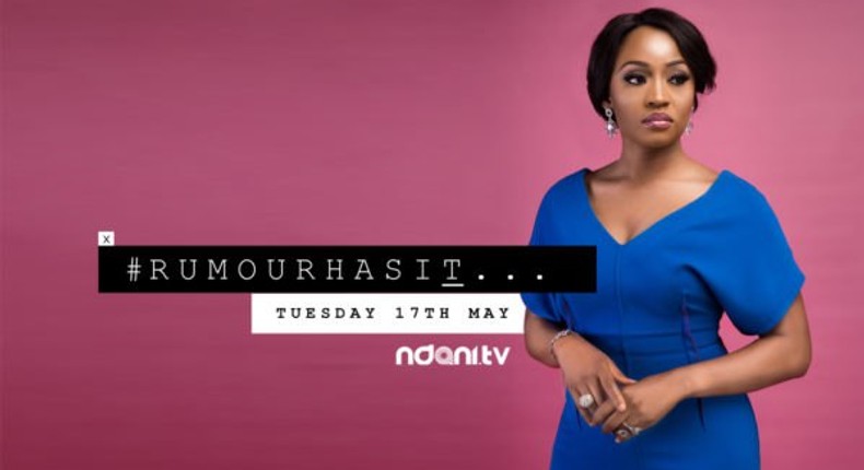 Uru Eke is a celebrity blogger in episode one of Rumour Has It