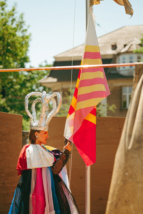 Instalacja "Nic nie znika, jedynie zmienia miejsce " na Malta Festival w Poznaniu