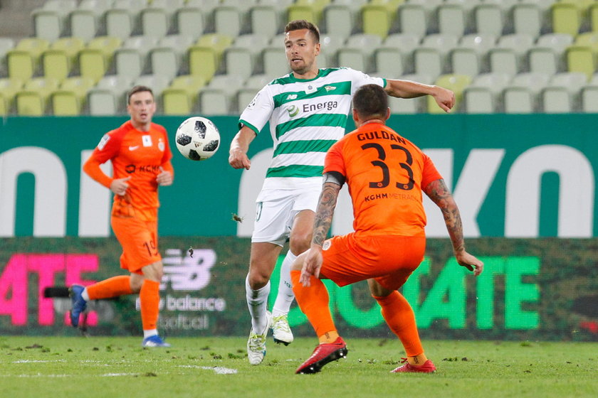 Pilka nozna. Ekstraklasa. Lechia Gdansk - Zaglebie Lubin. 22.09.2018