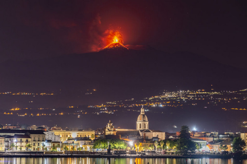 Etna w lipcu 2021 r.