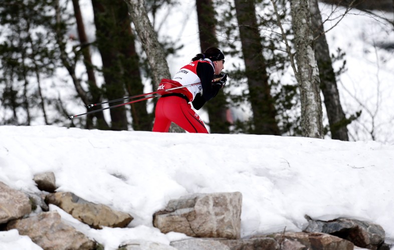 Justyna Kowalczyk w Falun jeszcze bez medalu, ale humor jej dopisuje