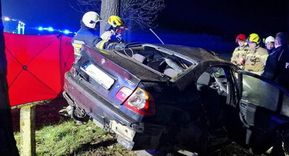 Koszmarny wypadek w święta wielkanocne. BMW rozerwane na pół