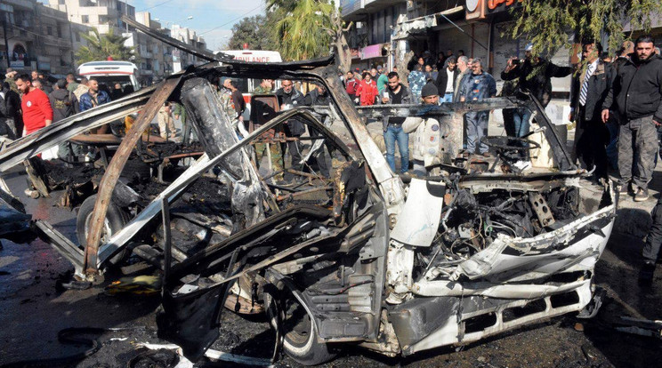 Pokolgép robbant Szíriában, nyolcan életüket vesztették /Fotó: MTI