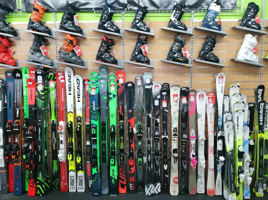 Narty, sklep dla narciarzy