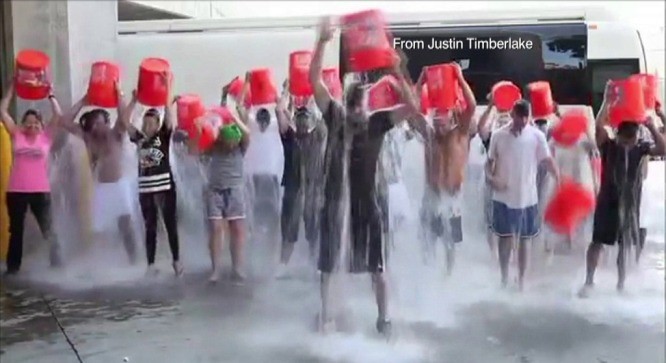 Justin Timberlake ALS Ice Bucket Challenge