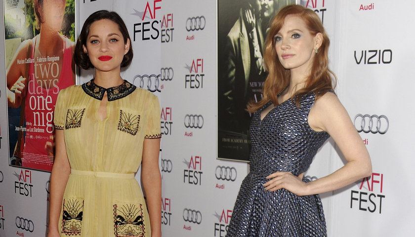 Marion Cotillard i Jessica Chastain na AFI fest 2014