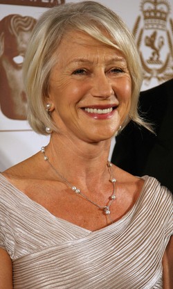 Hellen Mirren cała na srebrno