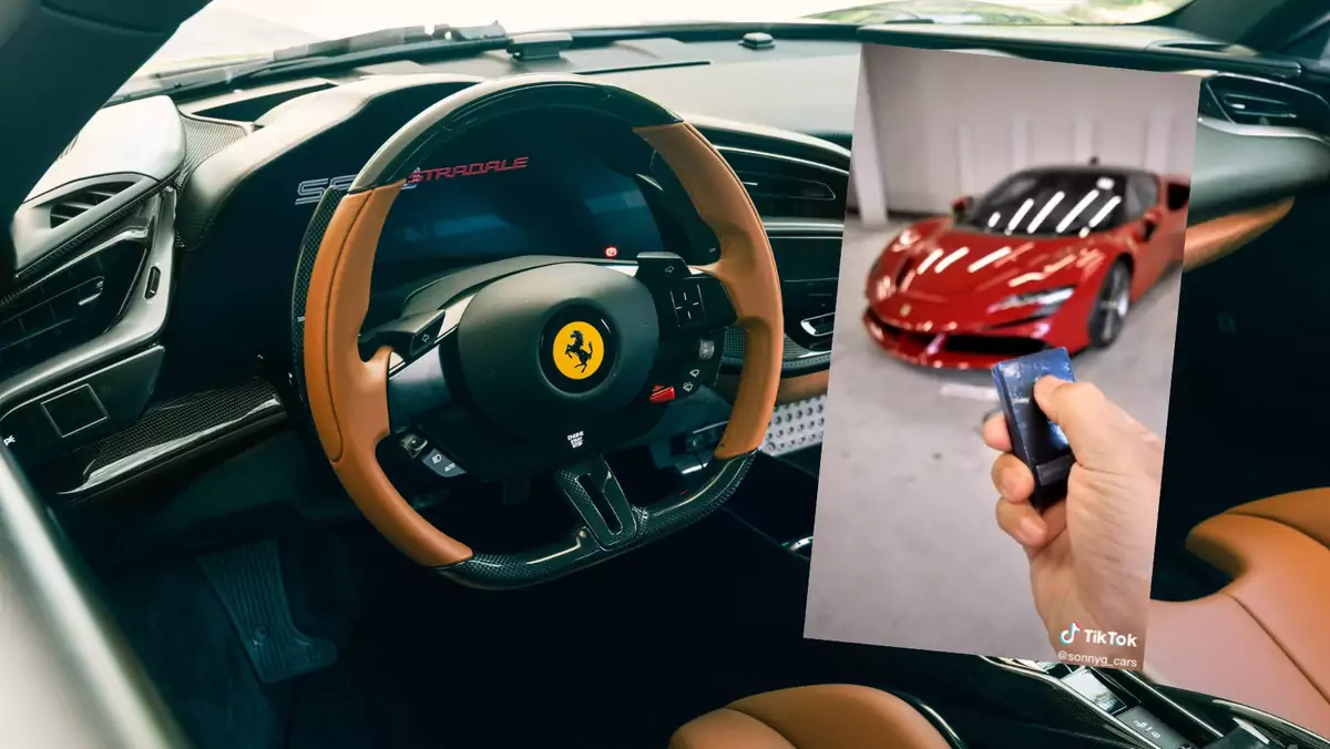 Użytkownik TikToka zaglądnął do każdego zakamarka Ferrari SF90 Stradale (tiktok.com/@sonnyg_cars)