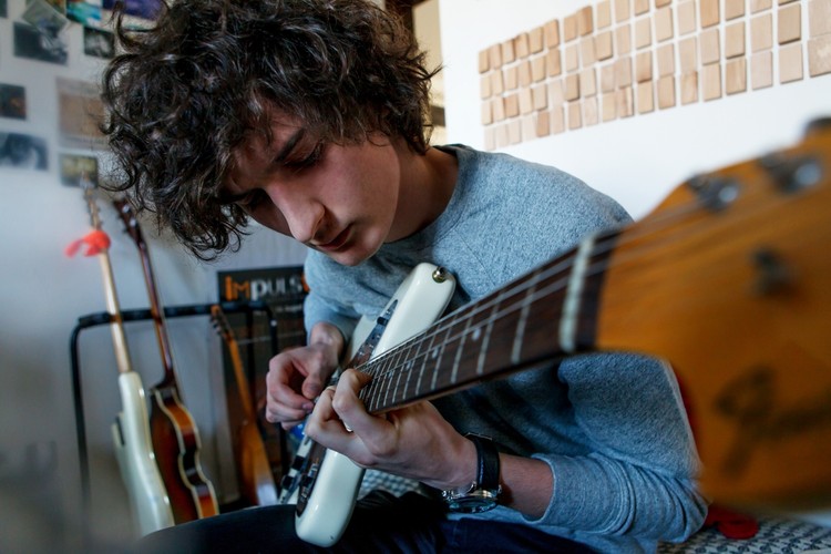 Dawid Podsiadło podczas pracy nad debiutancką płytą