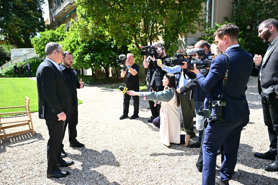 Kir Starmer i Volodimir Zelenski