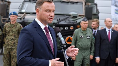 Prezydent Andrzej Duda zwiedził MSPO w Kielcach