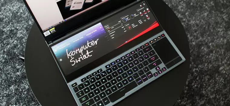 Asus ROG Zephyrus Duo 15 - test laptopa z dwoma ekranami