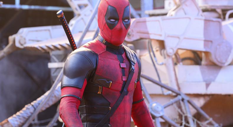 Ryan Reynolds as Deadpool in Deadpool & Wolverine.Jay Maidment/Marvel Studios/Disney