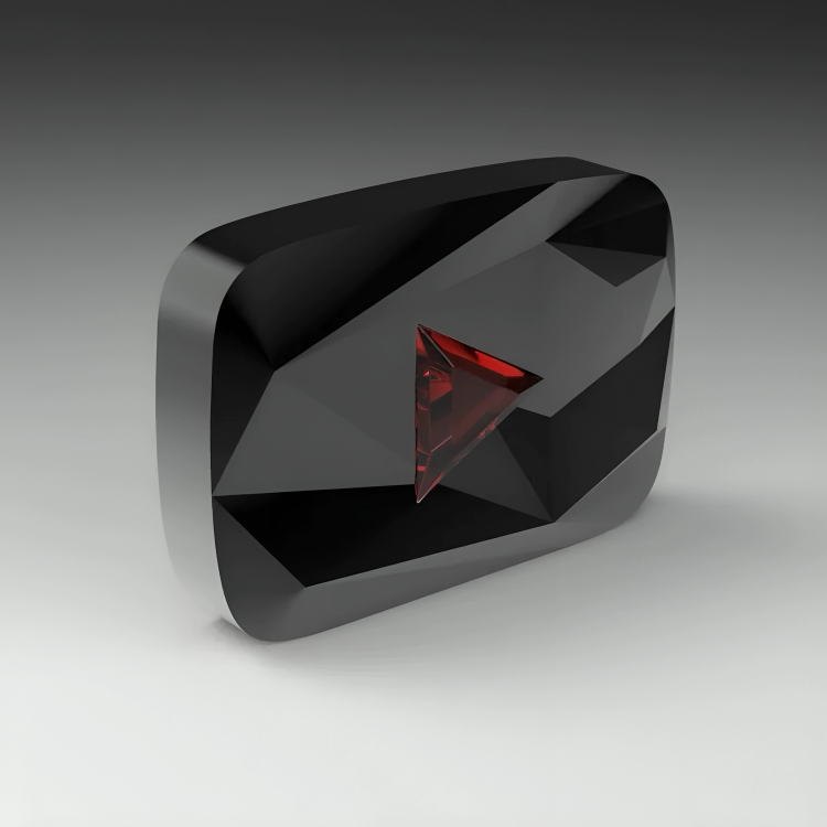 The Red Diamond Play Button