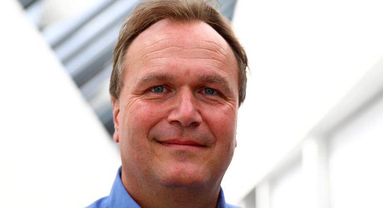 CEO of Dixons Carphone Seb James poses for a portrait at his company headquarters in London, Britain August 1, 2017.