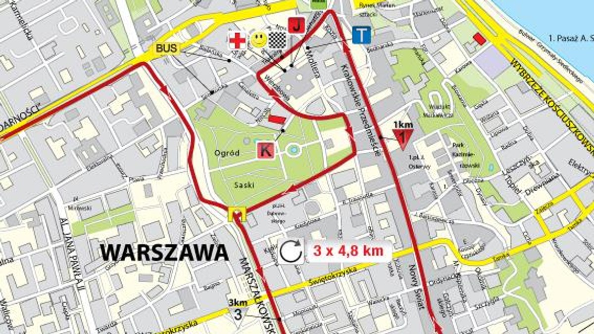 mapka, Tour de Pologne