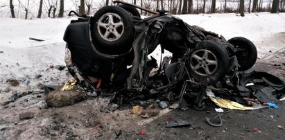 Wstrząsające zdjęcia! Kierowca nie miał żadnych szans