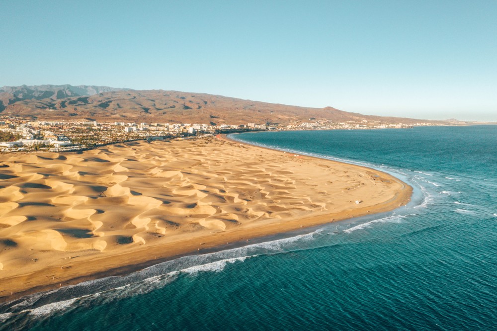 Pláž Las Maspalomas je súčasťou prírodnej rezervácie.
