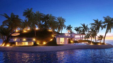 Pływający luksus - firmy chcą projektować na Malediwach i w Dubaju prywatne wyspy