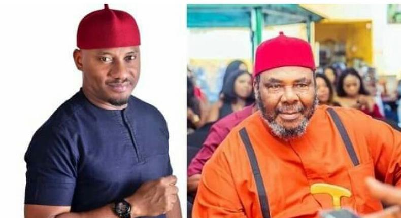Yul-Edochie and his famous parent; Pete-Edochie