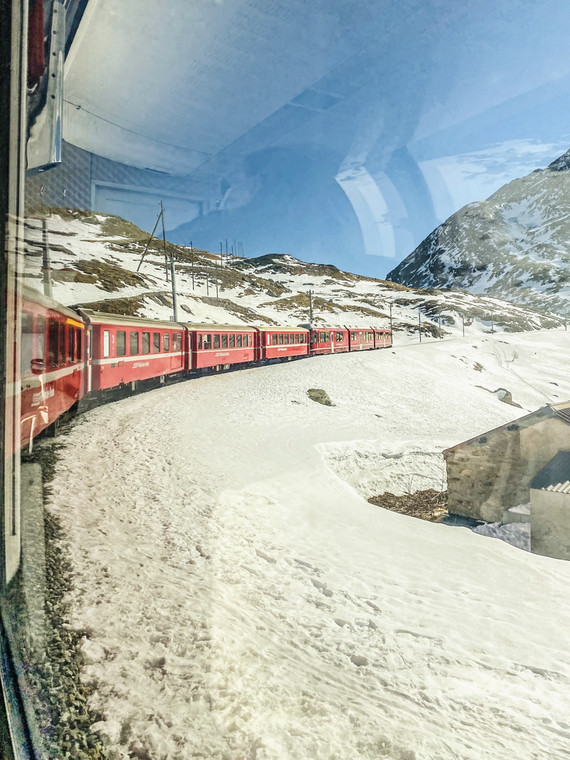 Na pokładzie Bernina Express