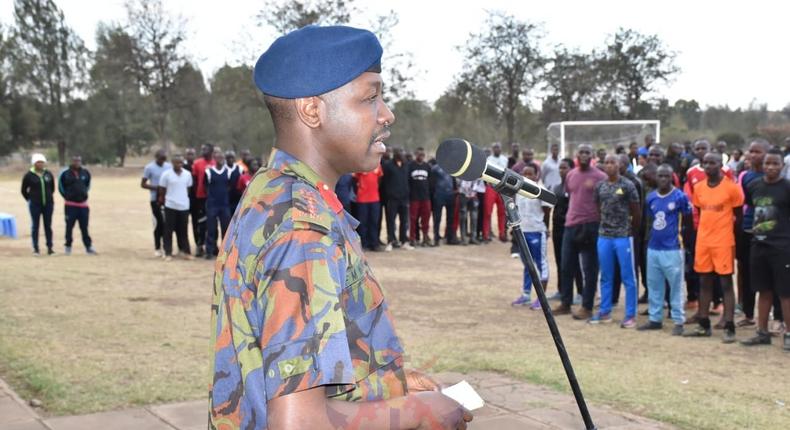 Commandant Kenya Air Force Training Wing Colonel Flavian Waweru presided over the closing ceremony of the Kenya Air Force New Soldiers Sports Talent Search Championship 2022 held from 22nd to 23rd September 2022 at Moi Air Base in Nairobi.