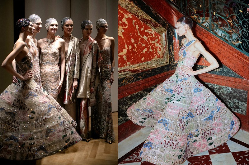 Giorgio Armani oslavuje 20 rokov Haute Couture výstavou.