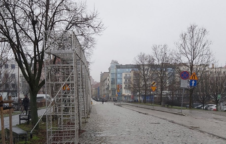 Most Chwaliszewski odbudowany po zniszczeniach II wojny swiatowej