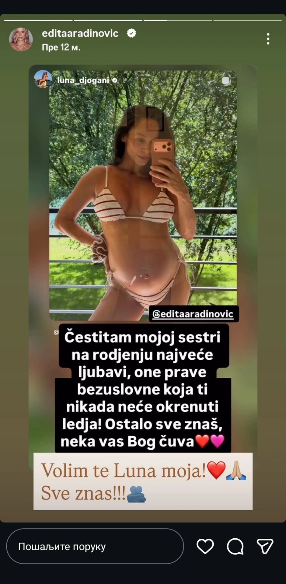 Đogani čestitali Editi