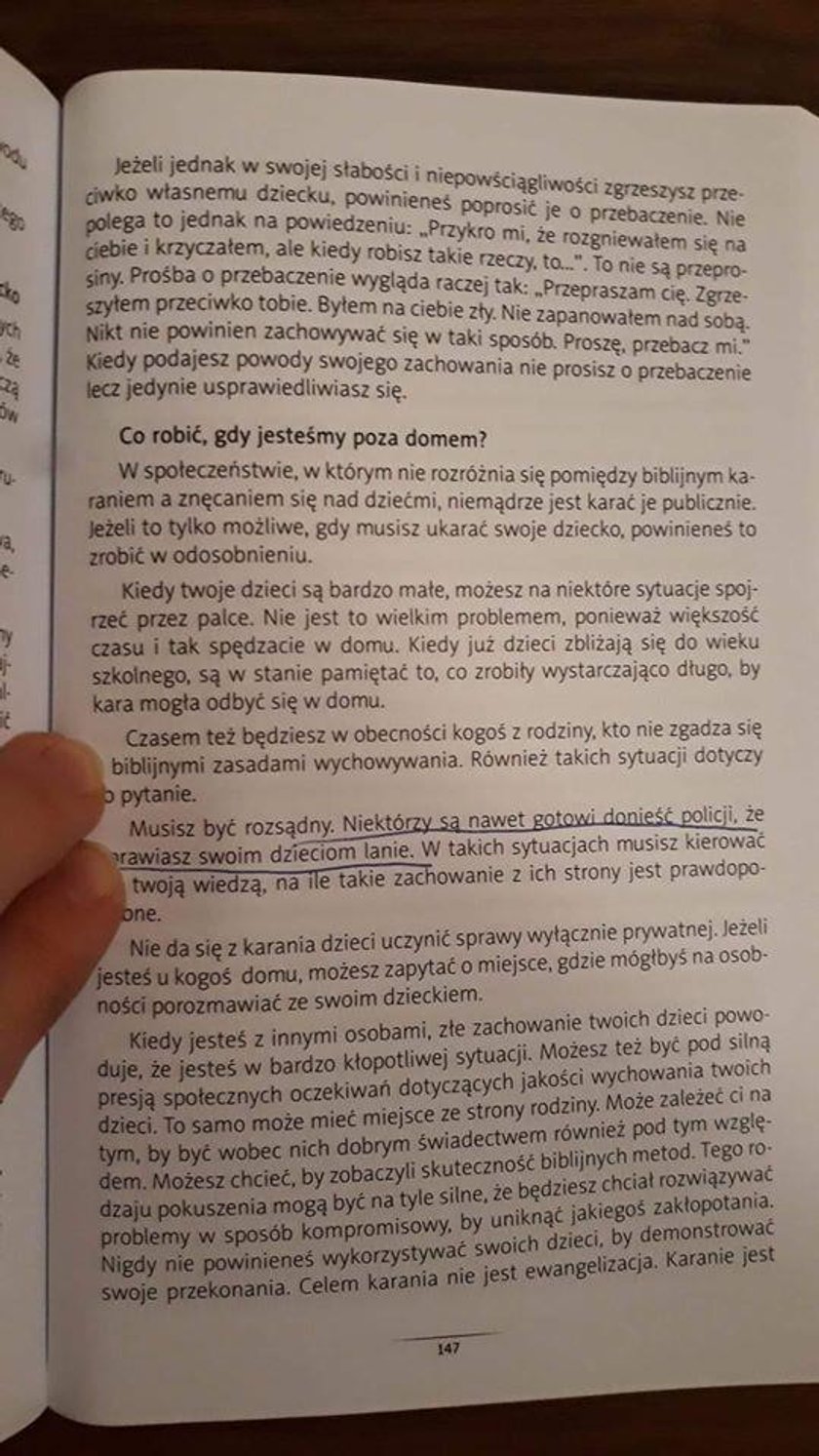 Książka "Pasterz serca dziecka" nawołuje do bicia. Głos zabrał RPD