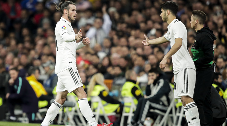 Miután Bale-t váltotta Asensio a
pályán, a walesi 
hazament/Fotó: Getty Images