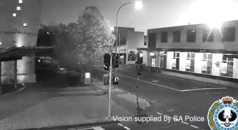 australia meteor cctv