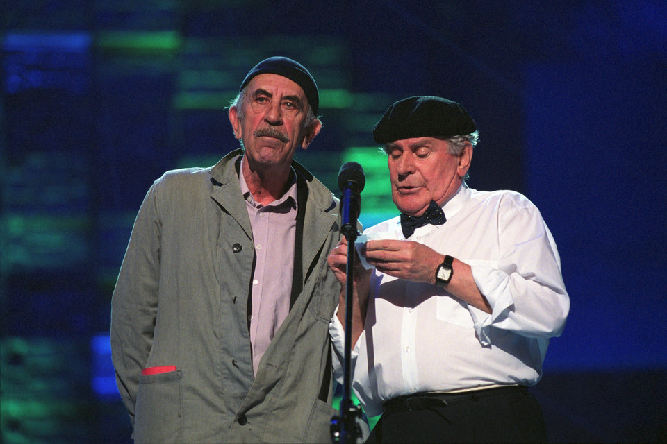 Wiesław Gołas z Janem Kobuszewskim (2002)