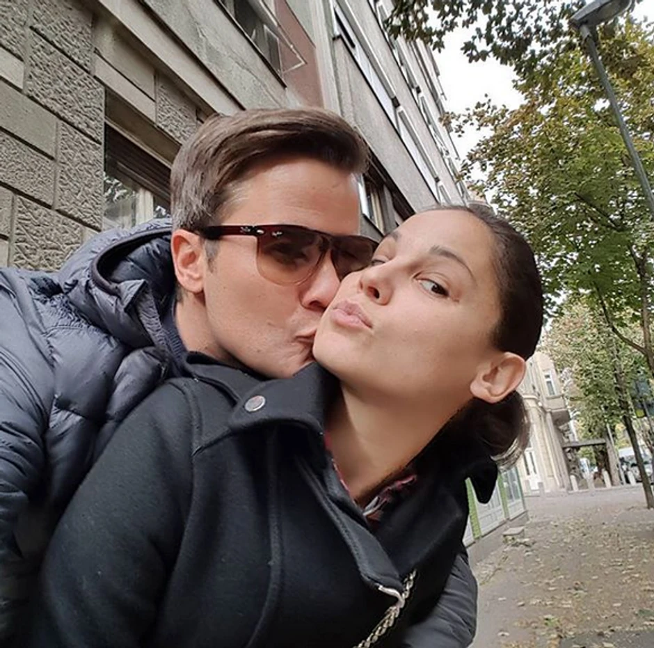 Jana Milić Ilić sa suprugom