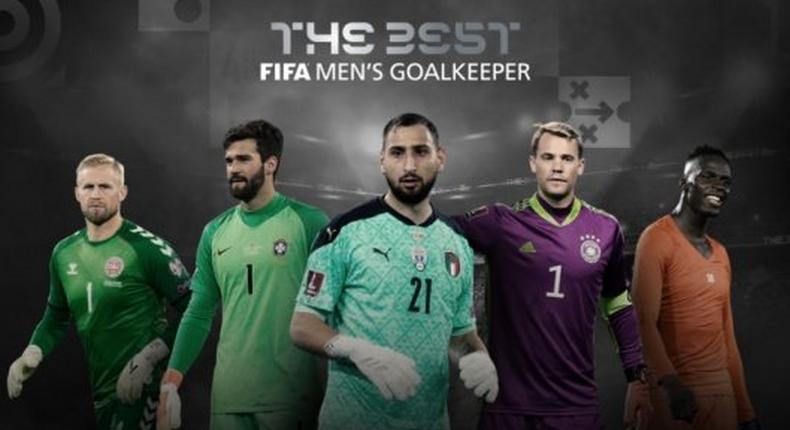 Les gardiens nominés pour le trophée fifa the best