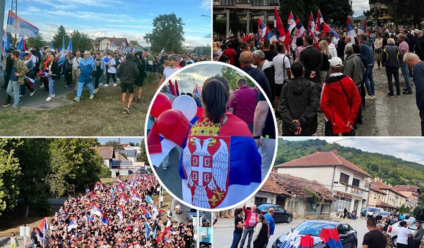 protesti građana protiv blokada kombo