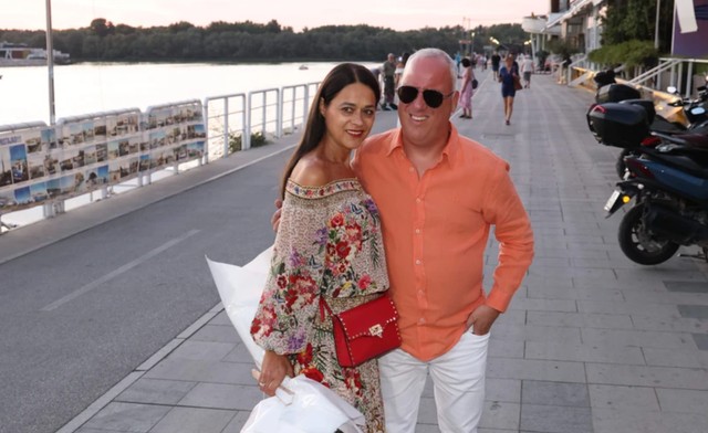 Saša Matić sa suprugom