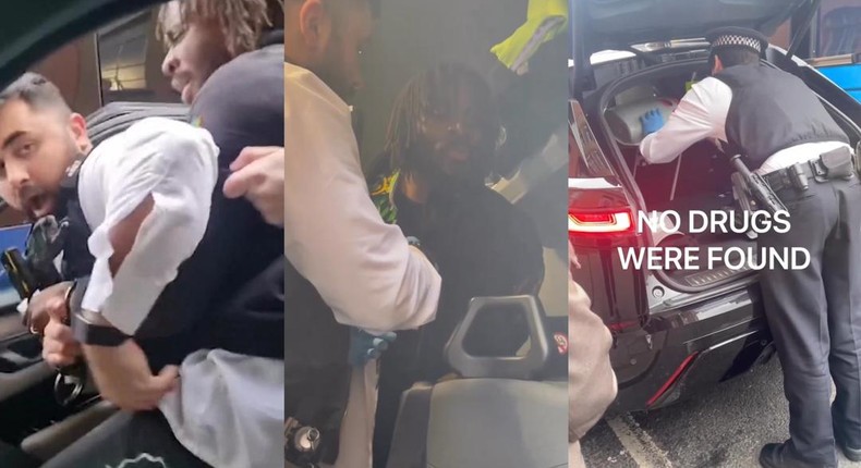 Fuse ODG handcuffed and dragged out of his car by UK Police over 'smell of cannabis