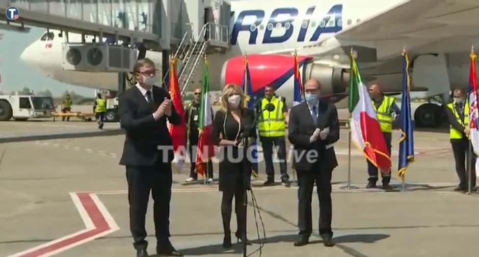 Pomoć iz Srbije je stigla u Italiju