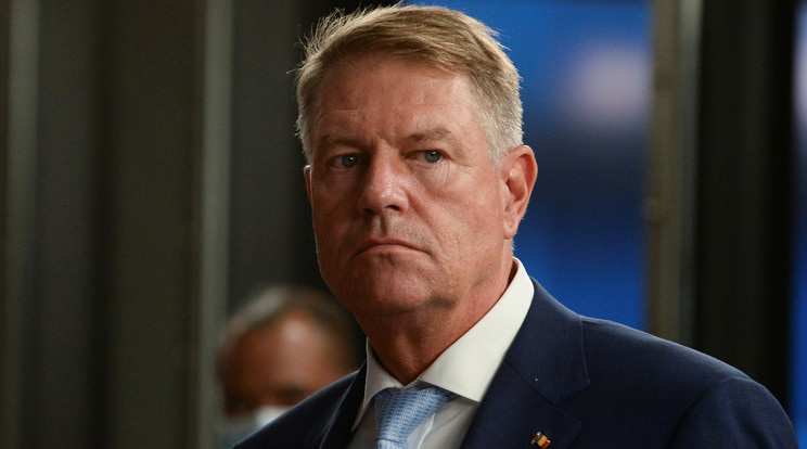 Klaus Iohannis román államfő /Fotó: MTI/EPA/Reuters pool/Johanna Geron