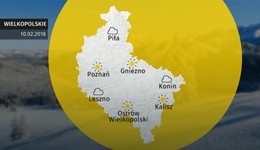 Prognoza pogody dla woj. wielkopolskiego - 10.02