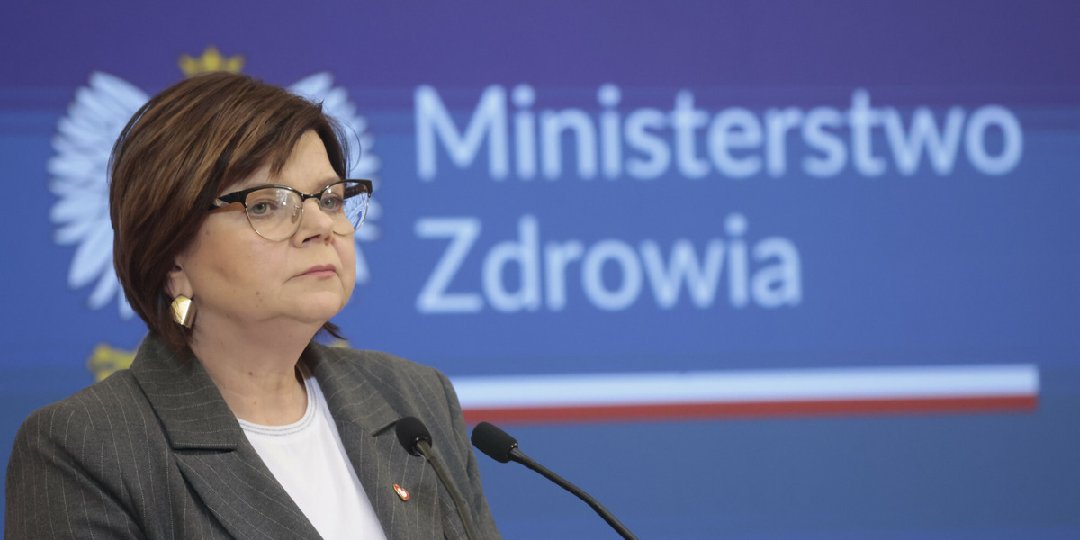 Minister zdrowia Izabela Leszczyna