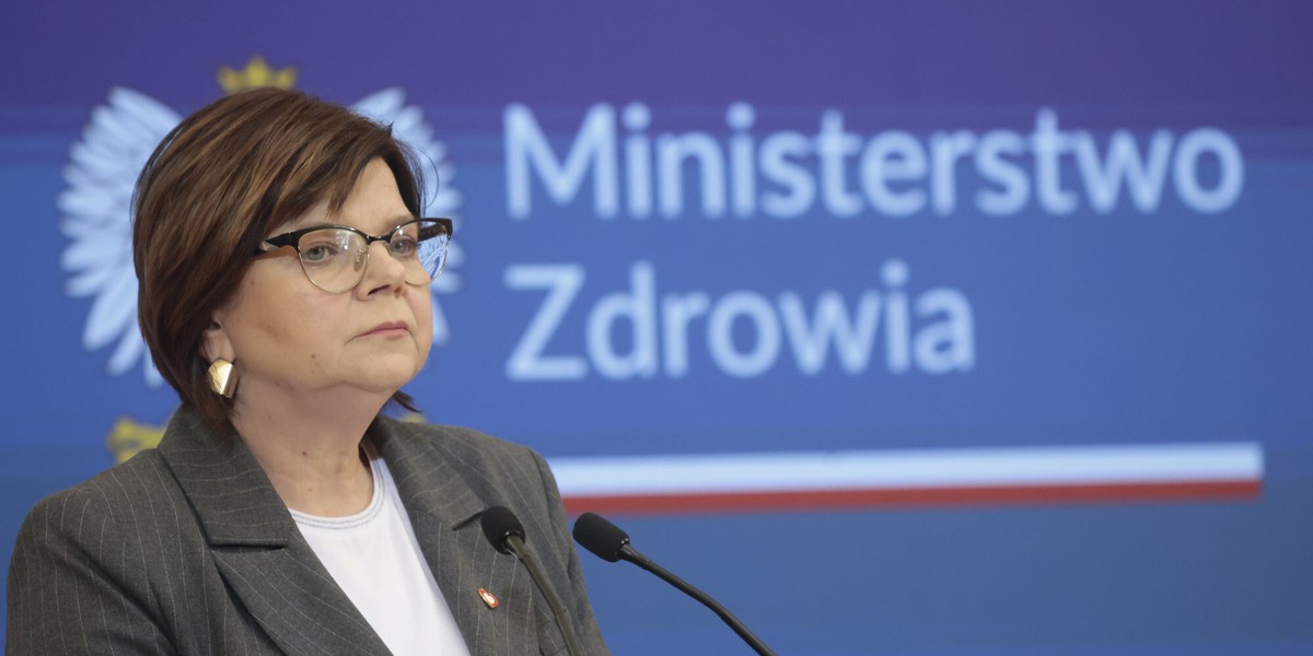 Minister zdrowia Izabela Leszczyna