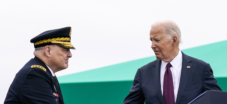 Wyraźna aluzja gen. Milleya? Biden był wzruszony, Milley "zakończył służbę"